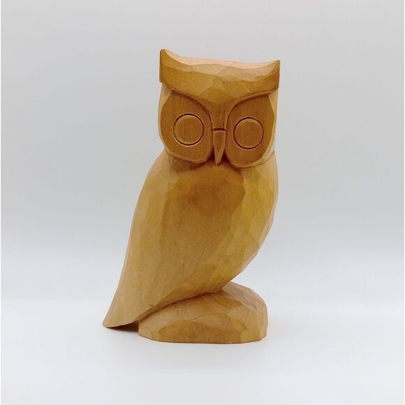 Hand Crafted Other - Carved owl